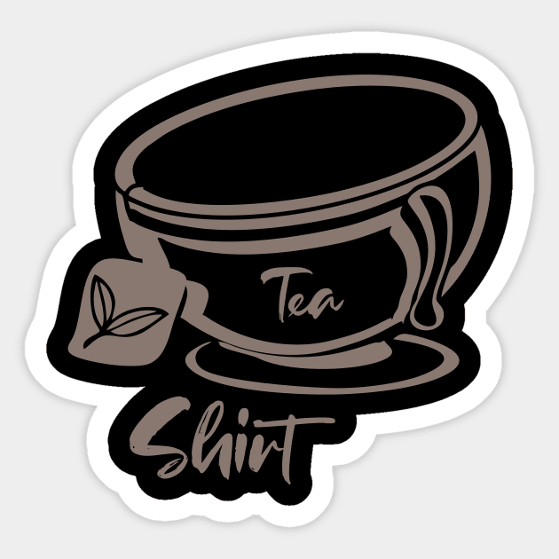 Tea Shirt Sticker by Falfa